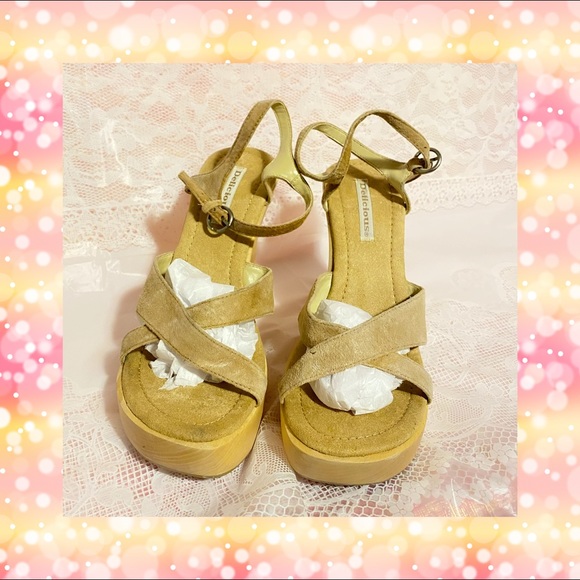 Y2k Boho Platform Wedge Sandals - Picture 3 of 3